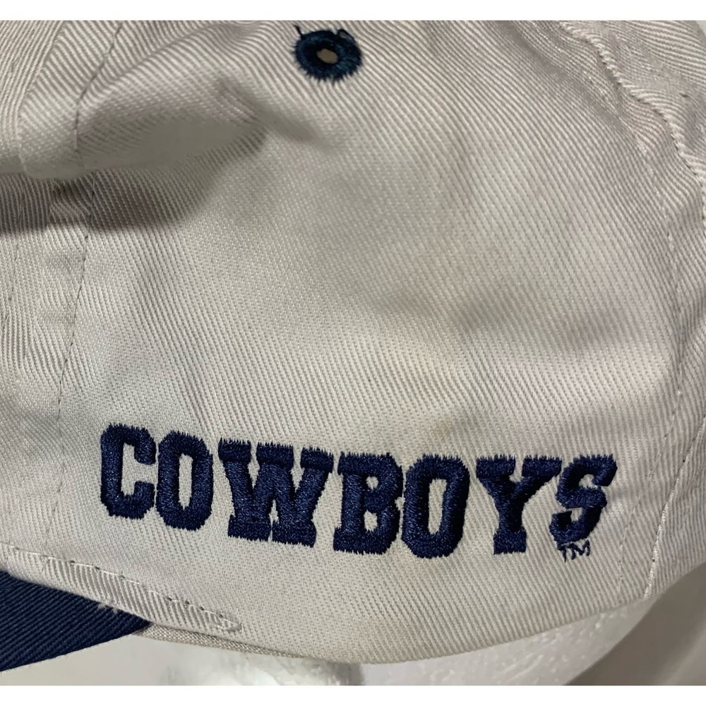 Dallas Cowboys Vintage 90's Logo 7 NFL Snapback Hat Cap NWT NOS Gray Competitor - Picture 8 of 13